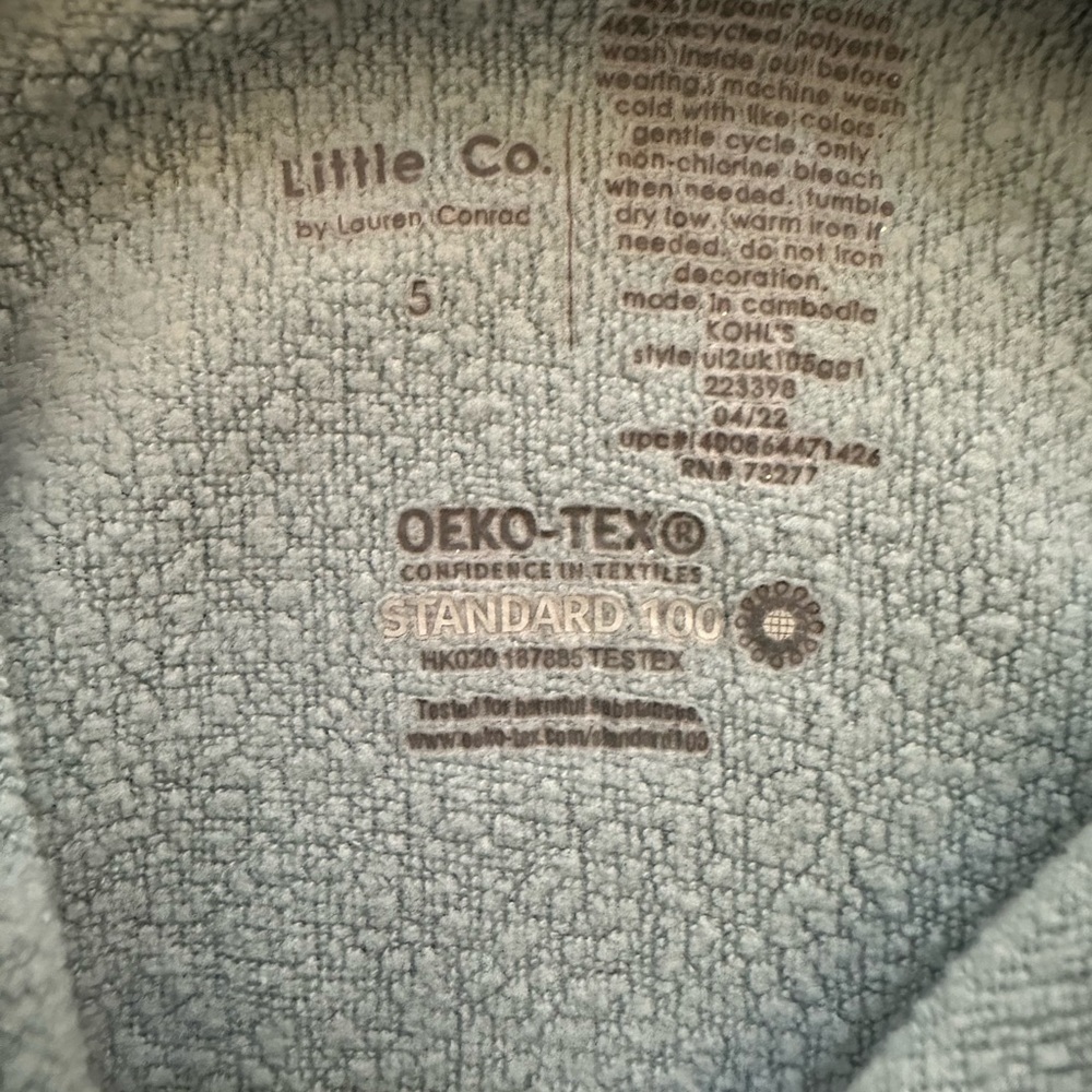 Be Positive Kids Hoodie - Blue/Gray - Picture 4 of 4